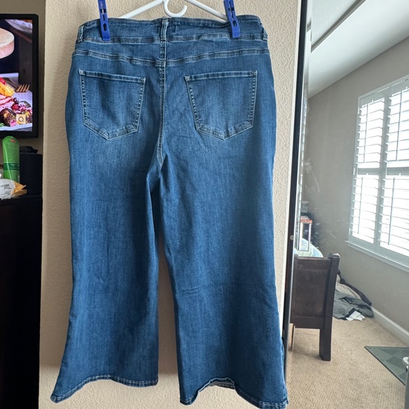 NYDJ Wide Leg Crop - Cool Embrace LiftXTuck 14 - Picture 2 of 4